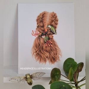 8x10 Anne of Green Gables Colored Pencil Fine Art Print Headspace Illustrations